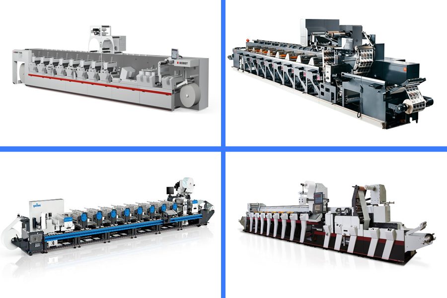 Four flexo presses for label printing